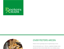 Tablet Screenshot of peetersarcen.nl